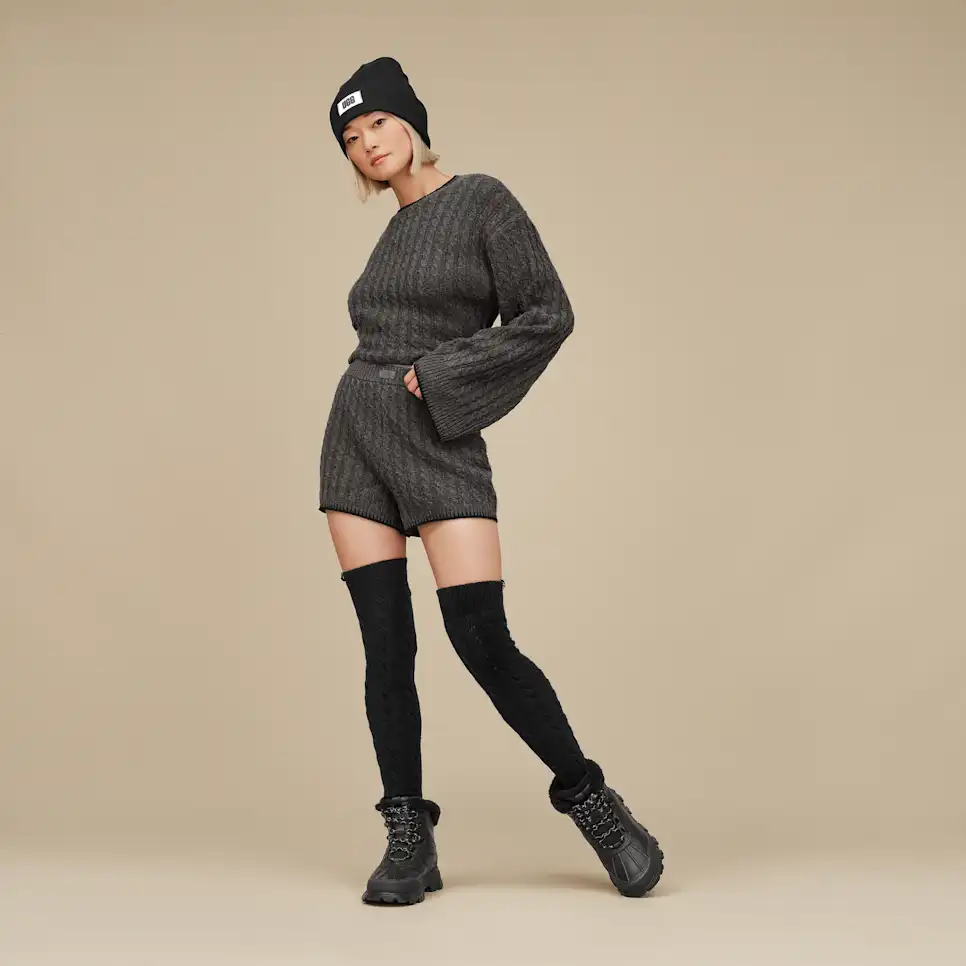 Short en tricot câblé Azriel