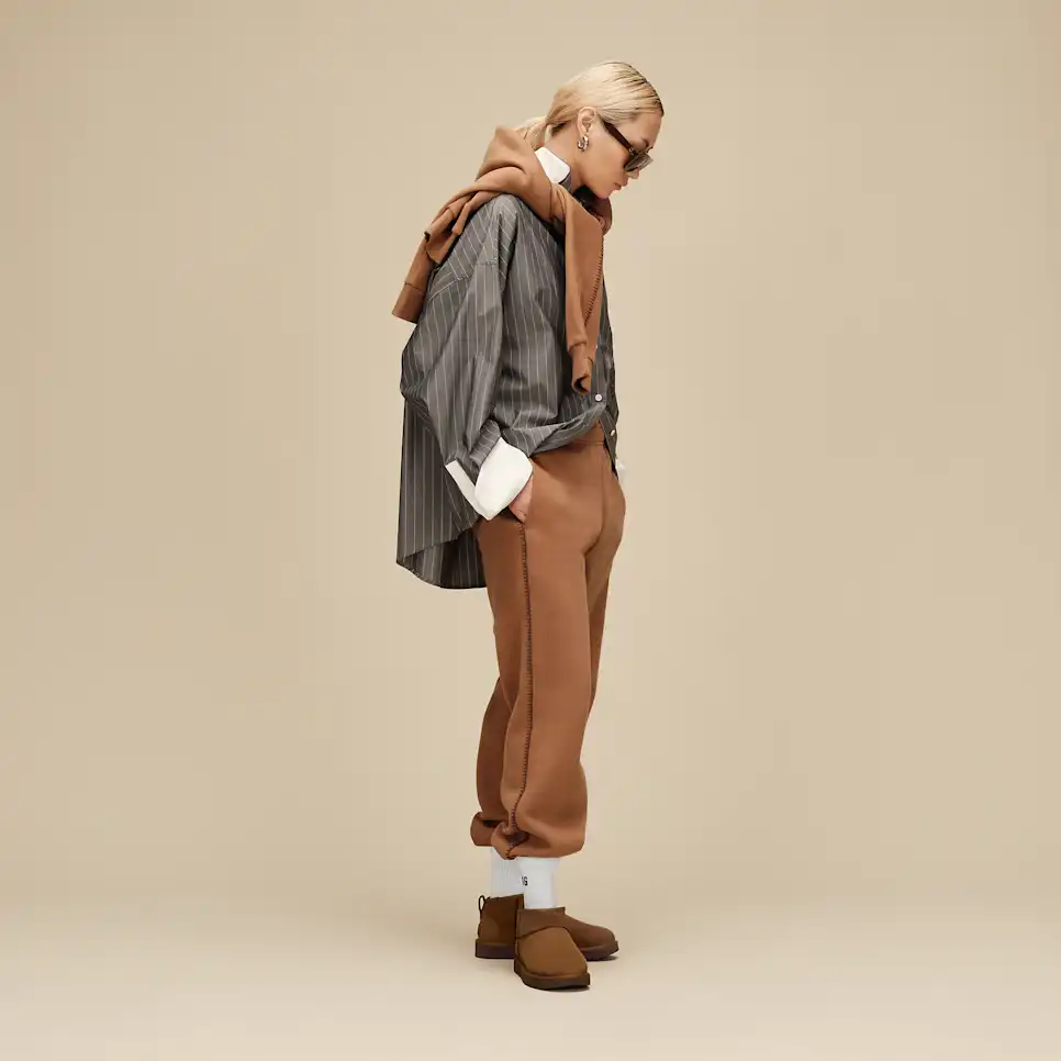 Pantalon en molleton classique