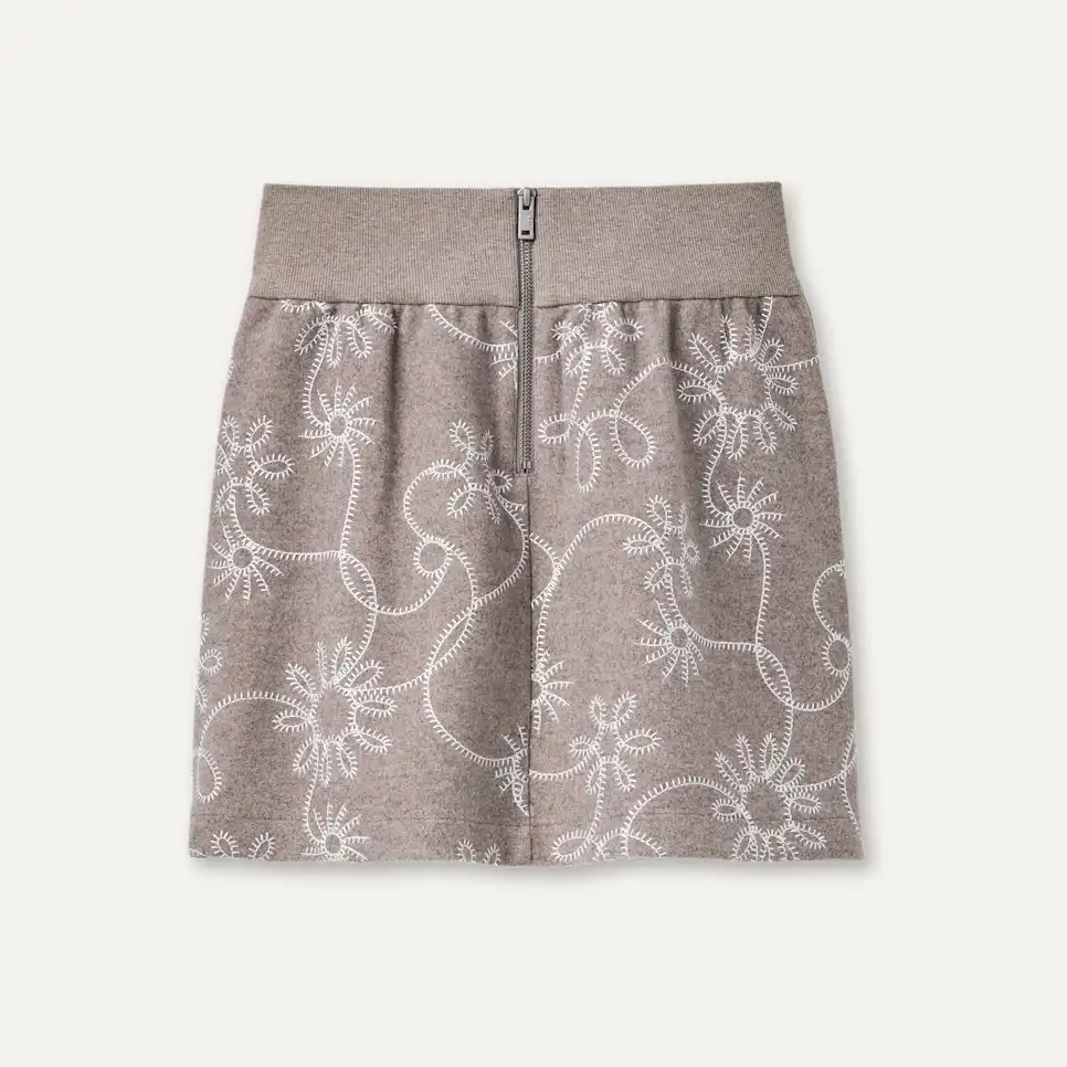 Botanic Embroidered Skirt