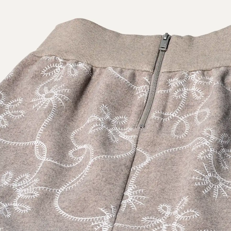 Botanic Embroidered Skirt