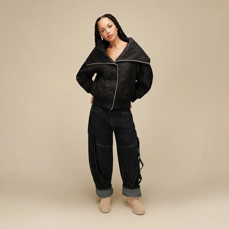 Veste à col surdimensionné Solein