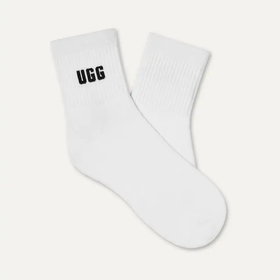 Paquet de 3 chaussettes quart de longueur à logo Quinlin