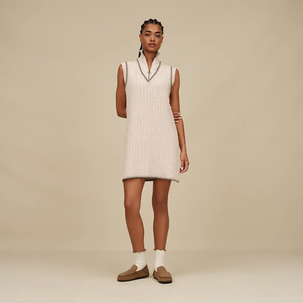 Rylynn Quarter-Zip Dress