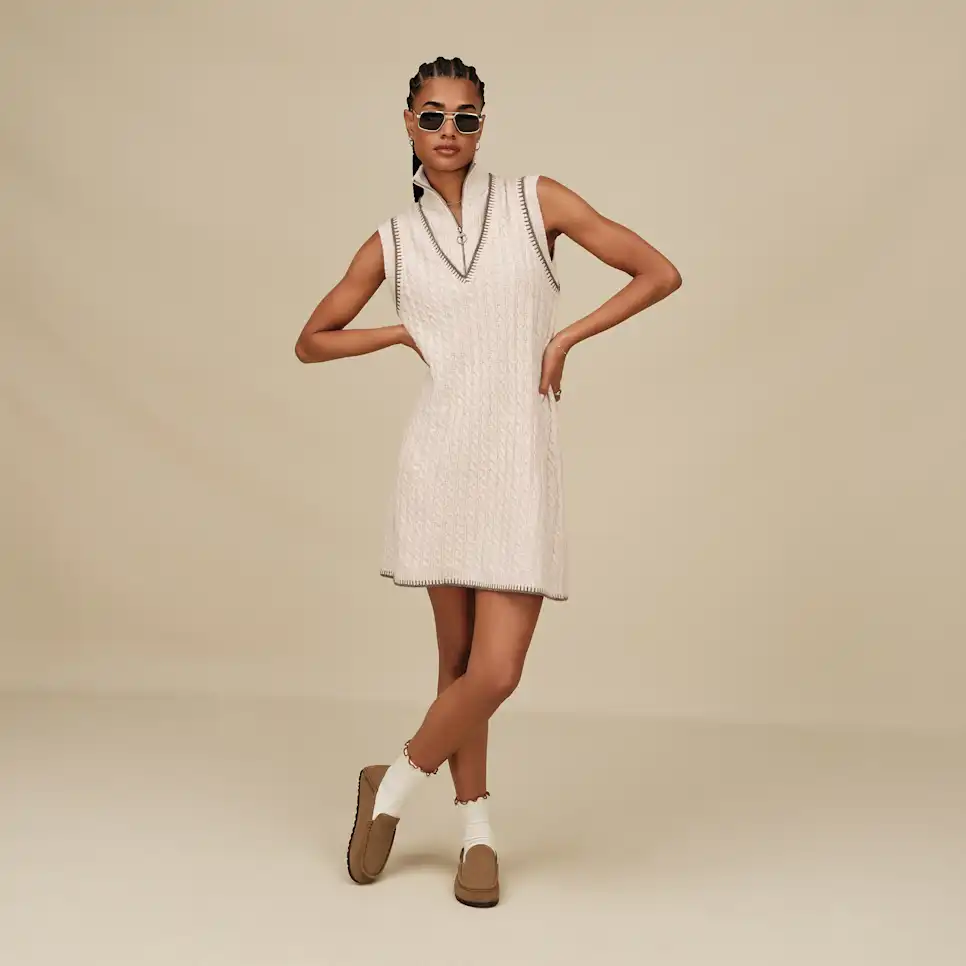 Rylynn Quarter-Zip Dress