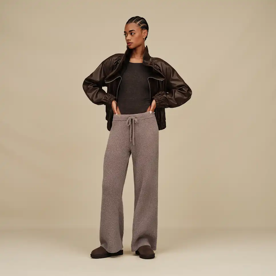 Pantalon côtelé à jambe droite Couria