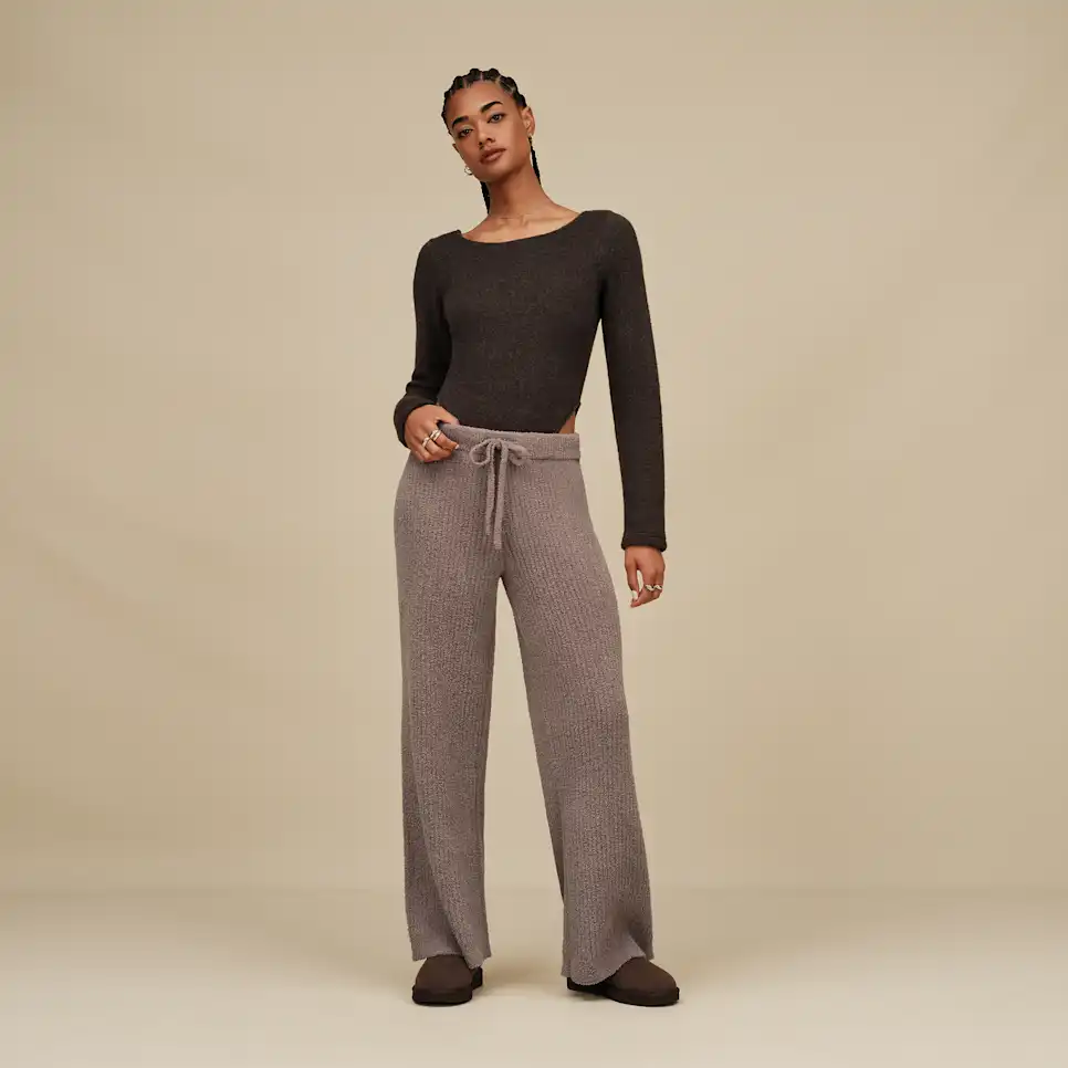 Pantalon côtelé à jambe droite Couria