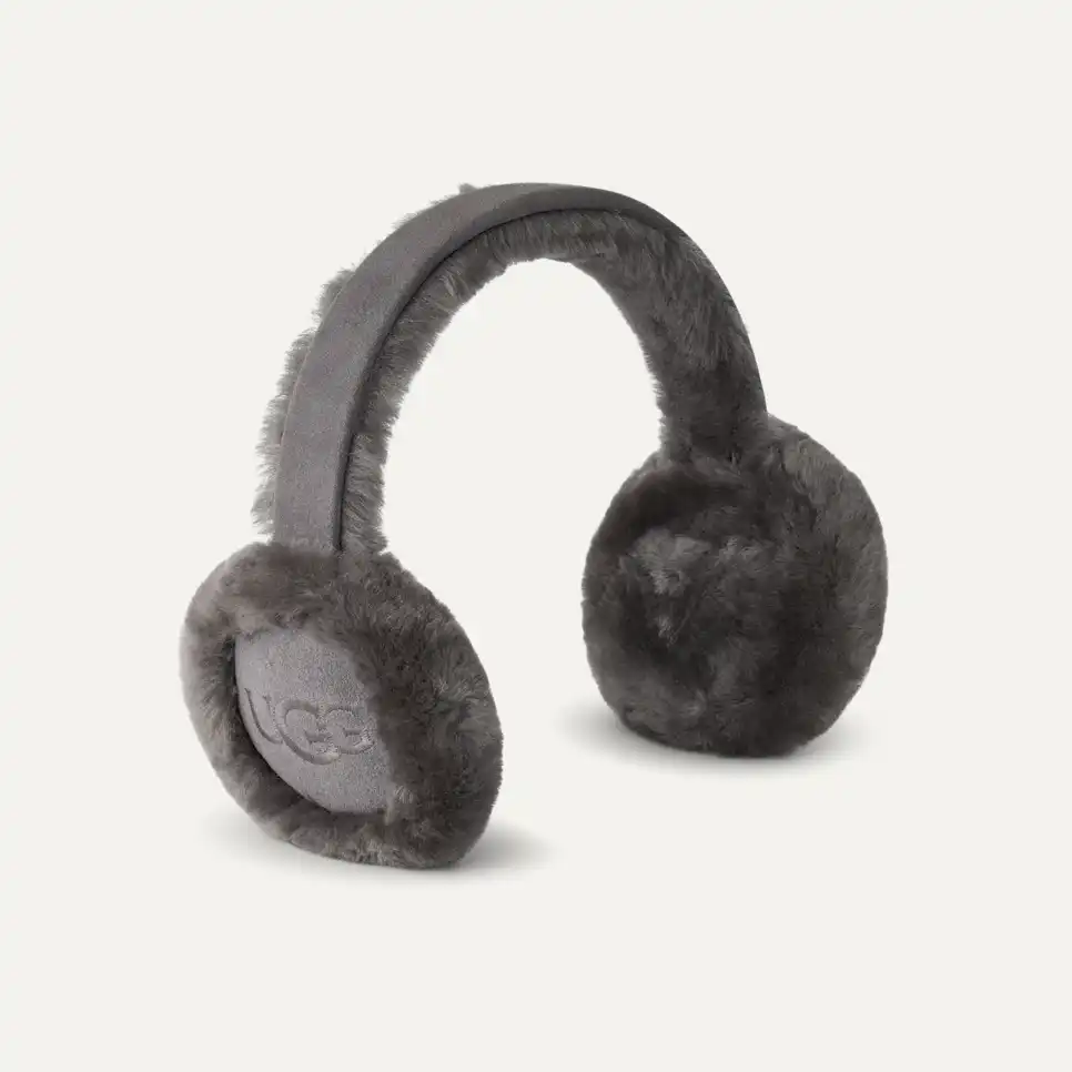 Sheepskin Embroidery Earmuff