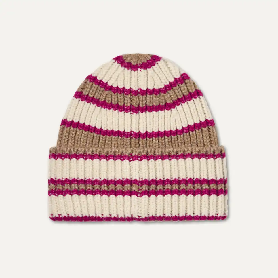 Tuque en tricot côtelé à grosses mailles