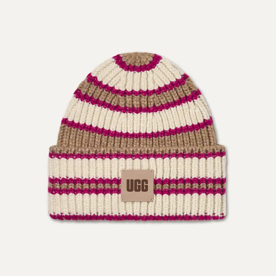 Tuque en tricot côtelé à grosses mailles