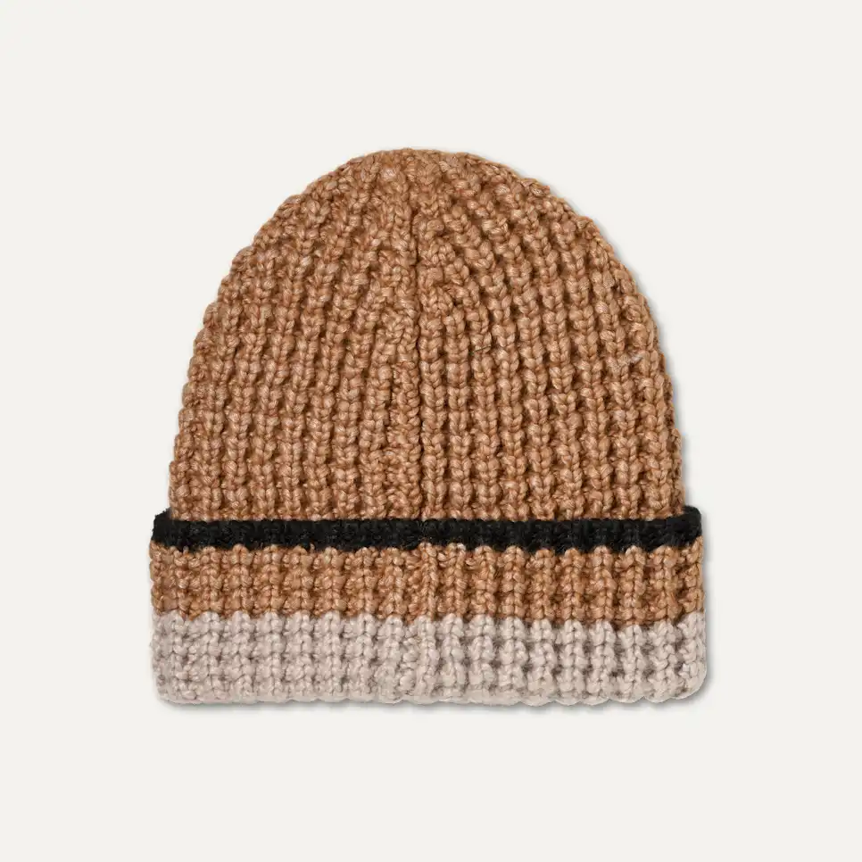 Waffle Stripe Beanie