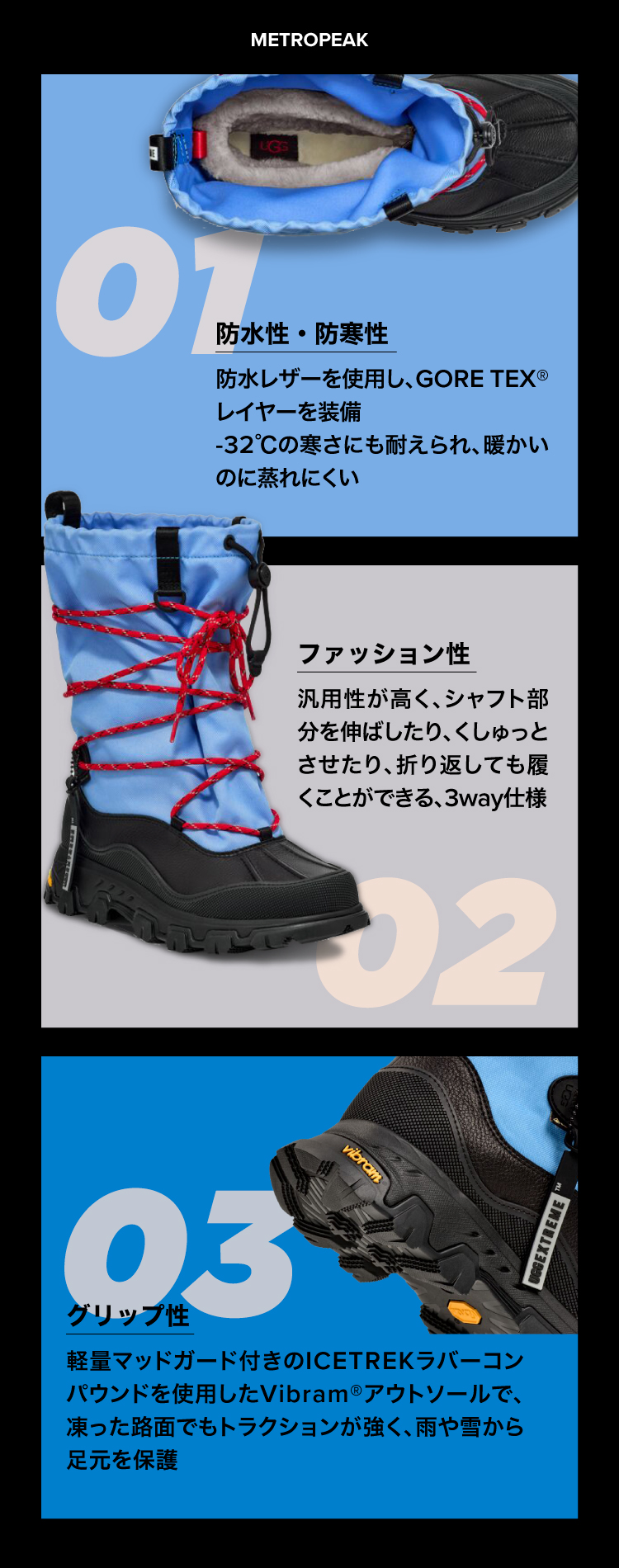 UGG® 公式【 メトロピーク|MetroPeak| 197634327334