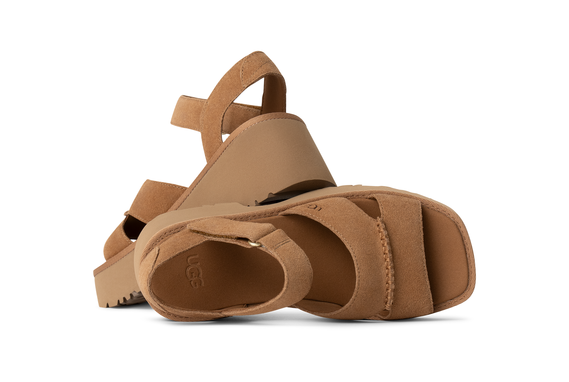 UGG Sandalias New Heights con tira en el tobillo - Chestnut — foto 3