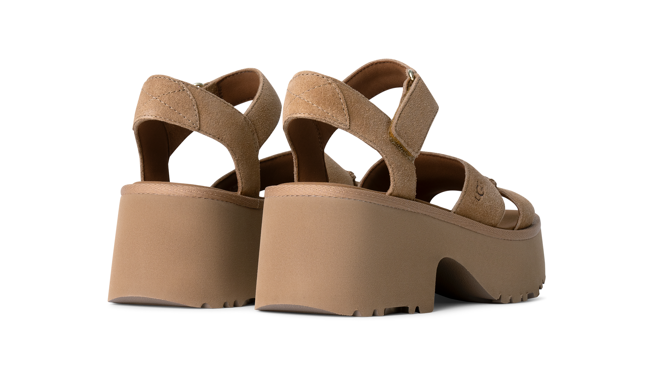 UGG Sandalias New Heights con tira en el tobillo - Mustard Seed — foto 4