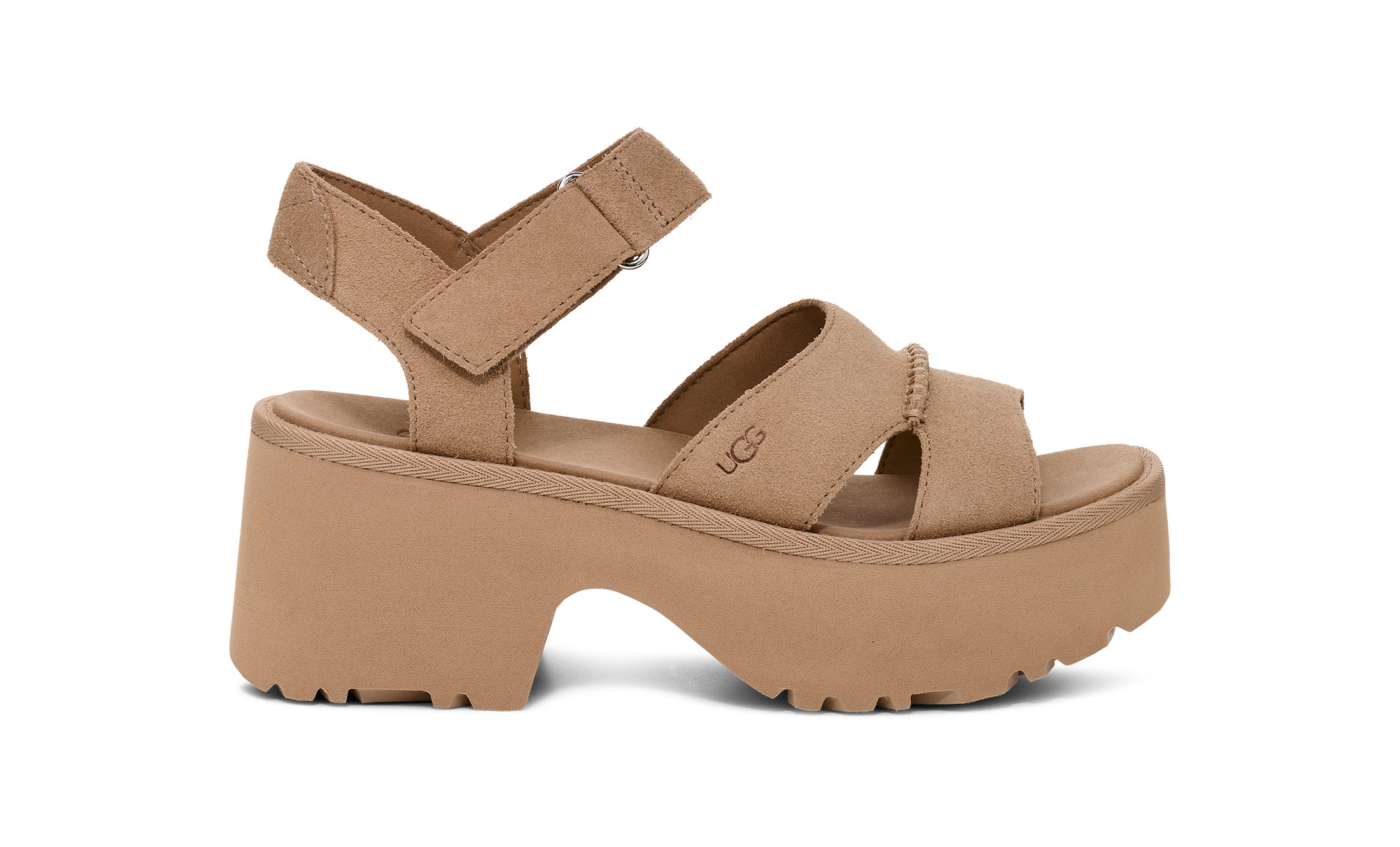 UGG Sandalias New Heights con tira en el tobillo - Mustard Seed — foto 5