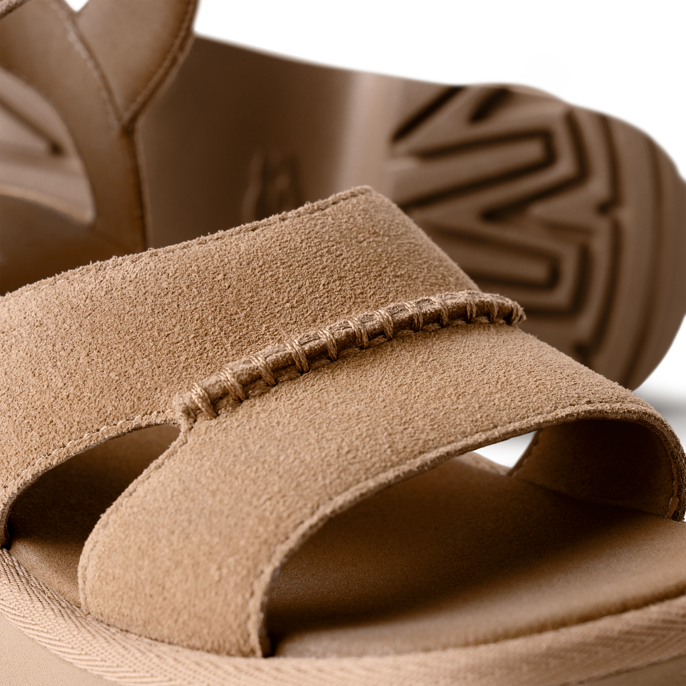 UGG Sandalias New Heights con tira en el tobillo - Mustard Seed