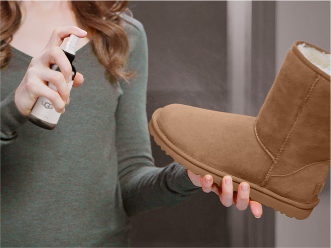 how to clean sheepskin uggs