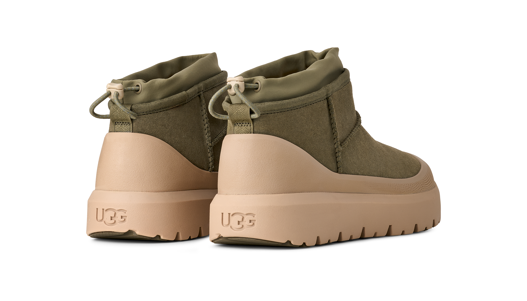 UGG Classic Ultra Mini Weather Hybrid Botas - Burnt Olive / Mustard Seed — photo 4