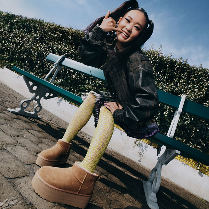 アグ　クラッシックウルトラ ミニプラット フォーム 厚底 ブーツ UGG アグ シューズ ブーツ CLASSIC ULTRA MINI PLATFORM