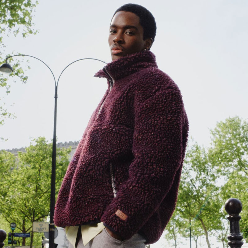 UGG® 公式【 UGGブレイド コンフェッティ ハーフ ジップ|UGGbraid