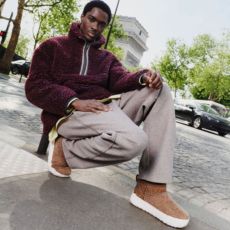 UGG® 公式【 UGGブレイド コンフェッティ ハーフ ジップ|UGGbraid