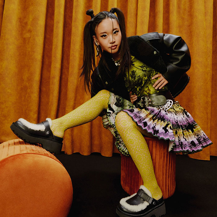 ★ 新品 未使用品 UGG レザー パイソン柄 パンプス　★ UGG® 公式【 フィニアン ラックスフラッフ モト ジャケット|Finnian