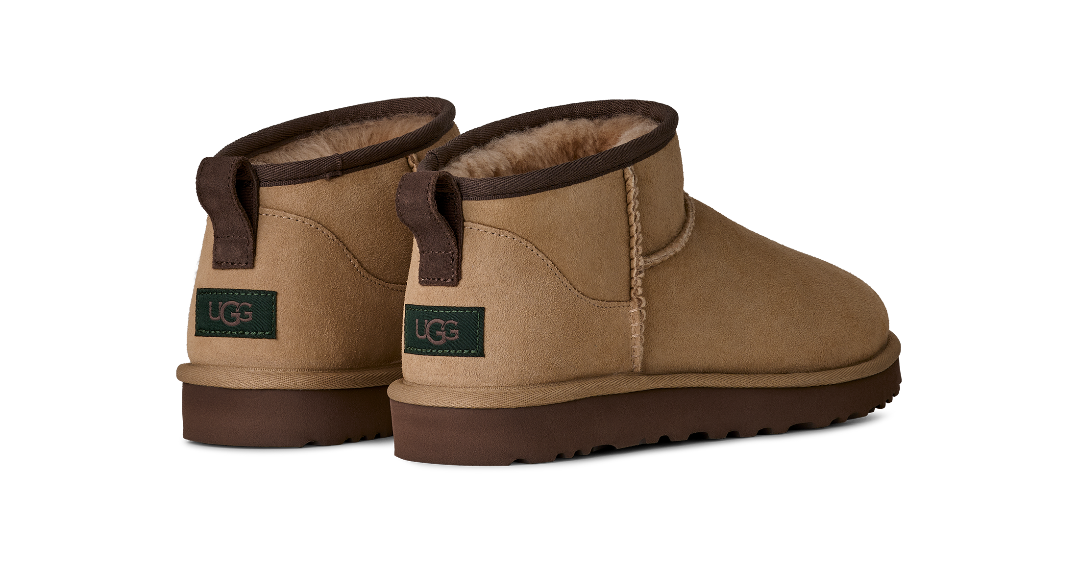 UGG Botas Classic Ultra Mini - Mustard Seed / Molasses — foto 4