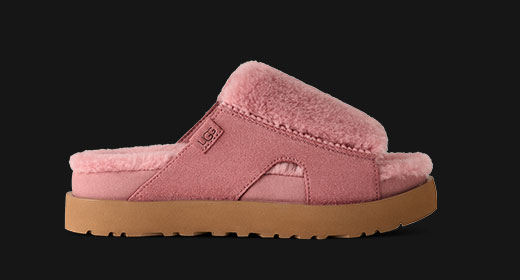 フラッフ イヤー スライド レオパード 1106252｜フラットサンダル｜UGG