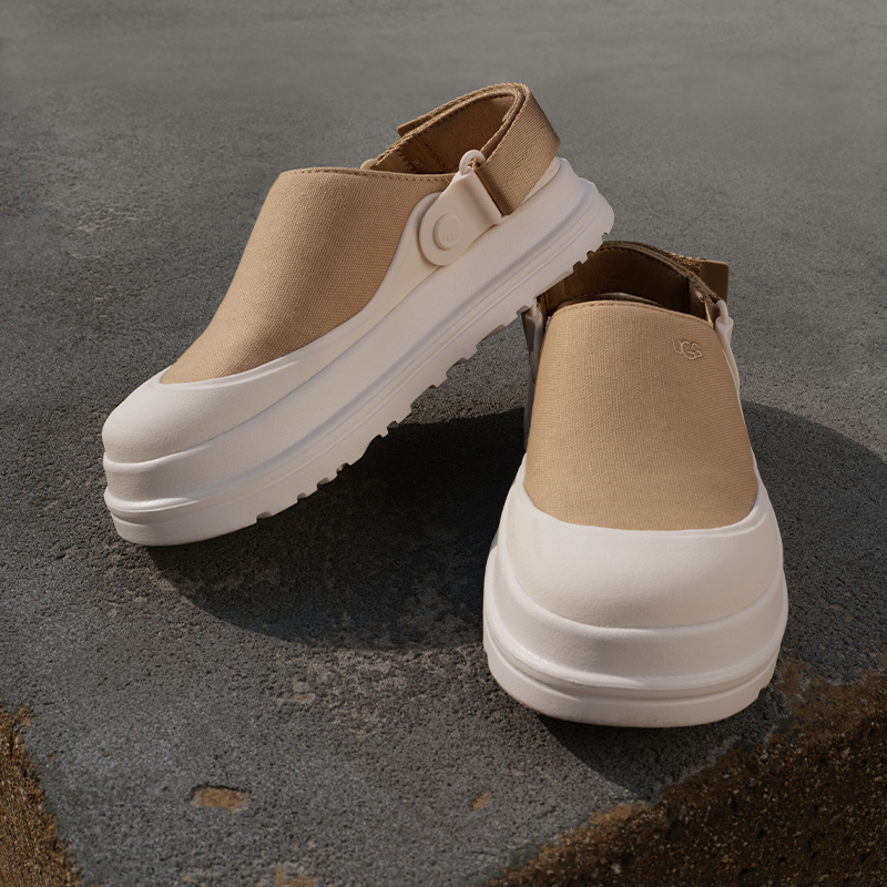 UGG® 公式【 ゴールデングロウ キャンバス クロッグ|GoldenGlow Canvas