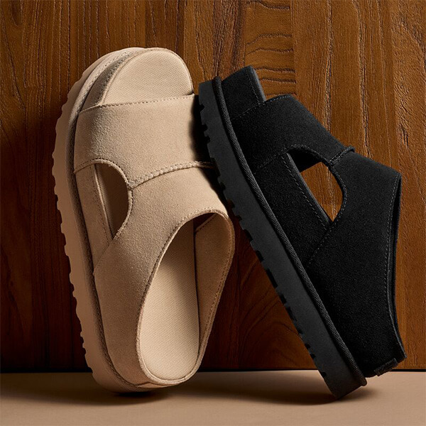 2026SS UGG ゴールデンスター ハイ カットアウト　25㎝ 新品 UGG® 公式【 ゴールデンスター ハイ カットアウト スライド|Goldenstar