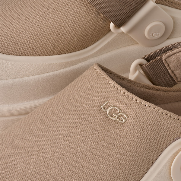 UGG® 公式【 ゴールデングロウ キャンバス クロッグ|GoldenGlow Canvas