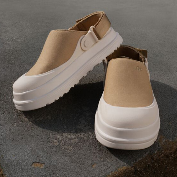 UGG® 公式【 ゴールデングロウ キャンバス クロッグ|GoldenGlow Canvas