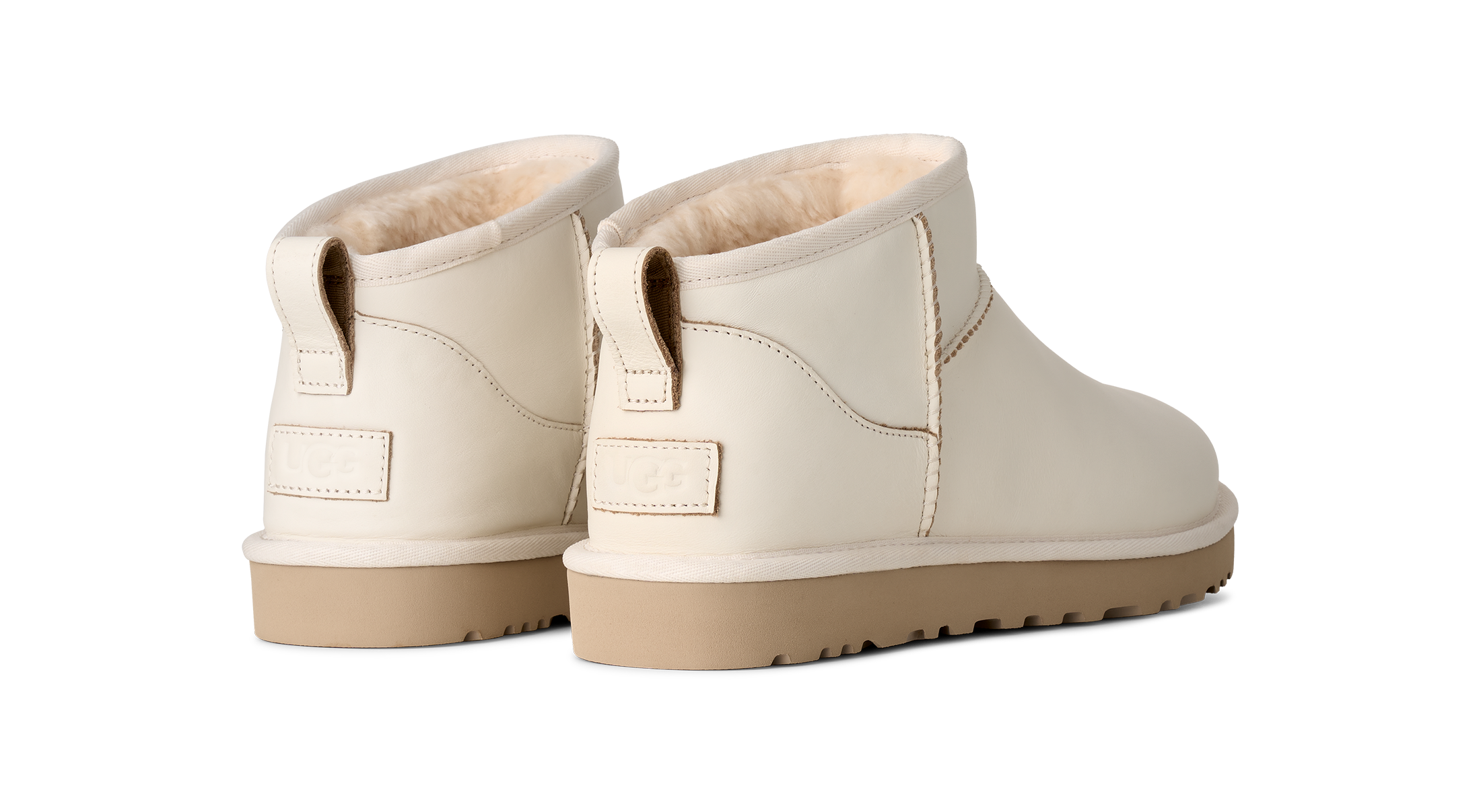 UGG Botas Classic Ultra Mini Contrast - Jasmine / White Pepper — photo 4