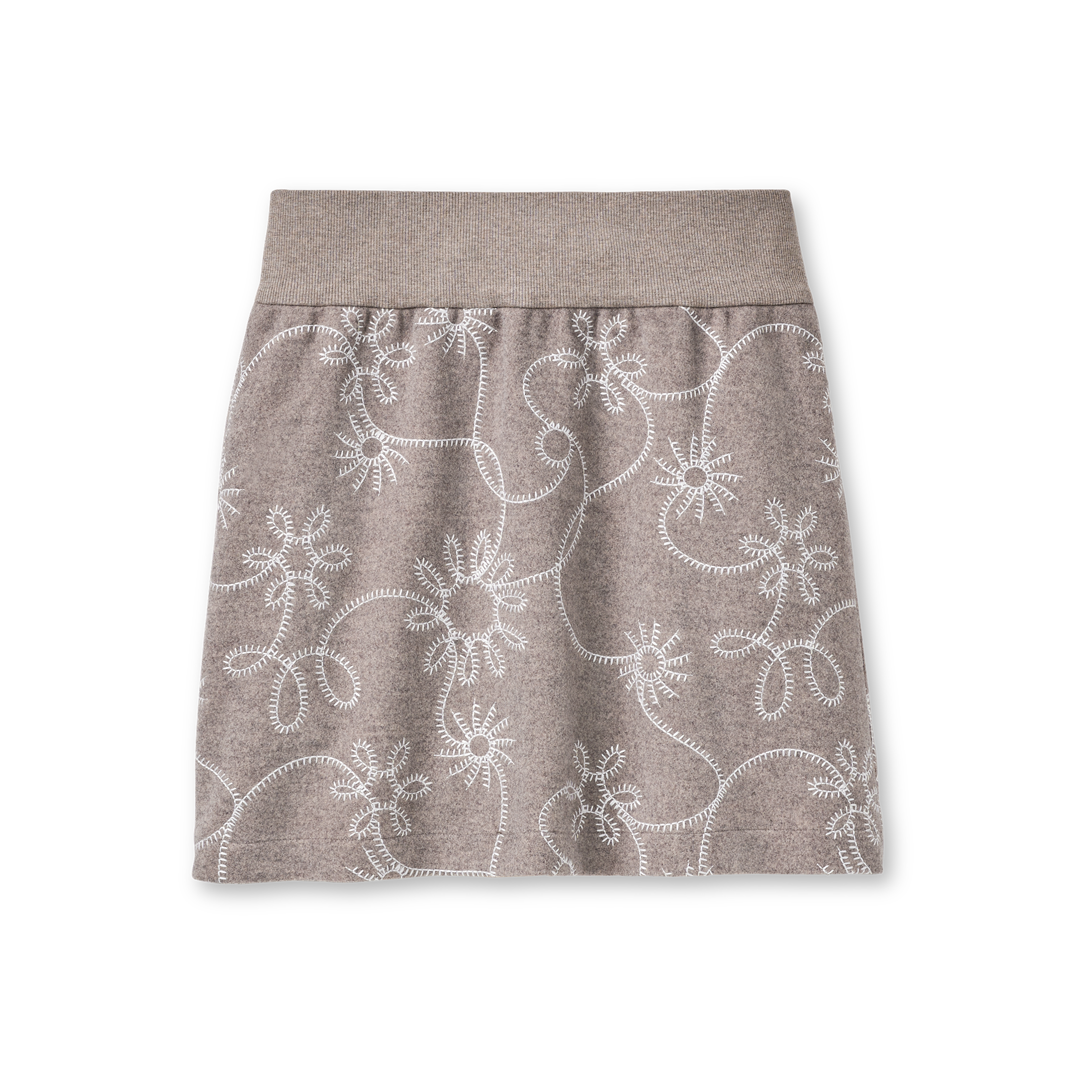 Botanic Embroidered Skirt