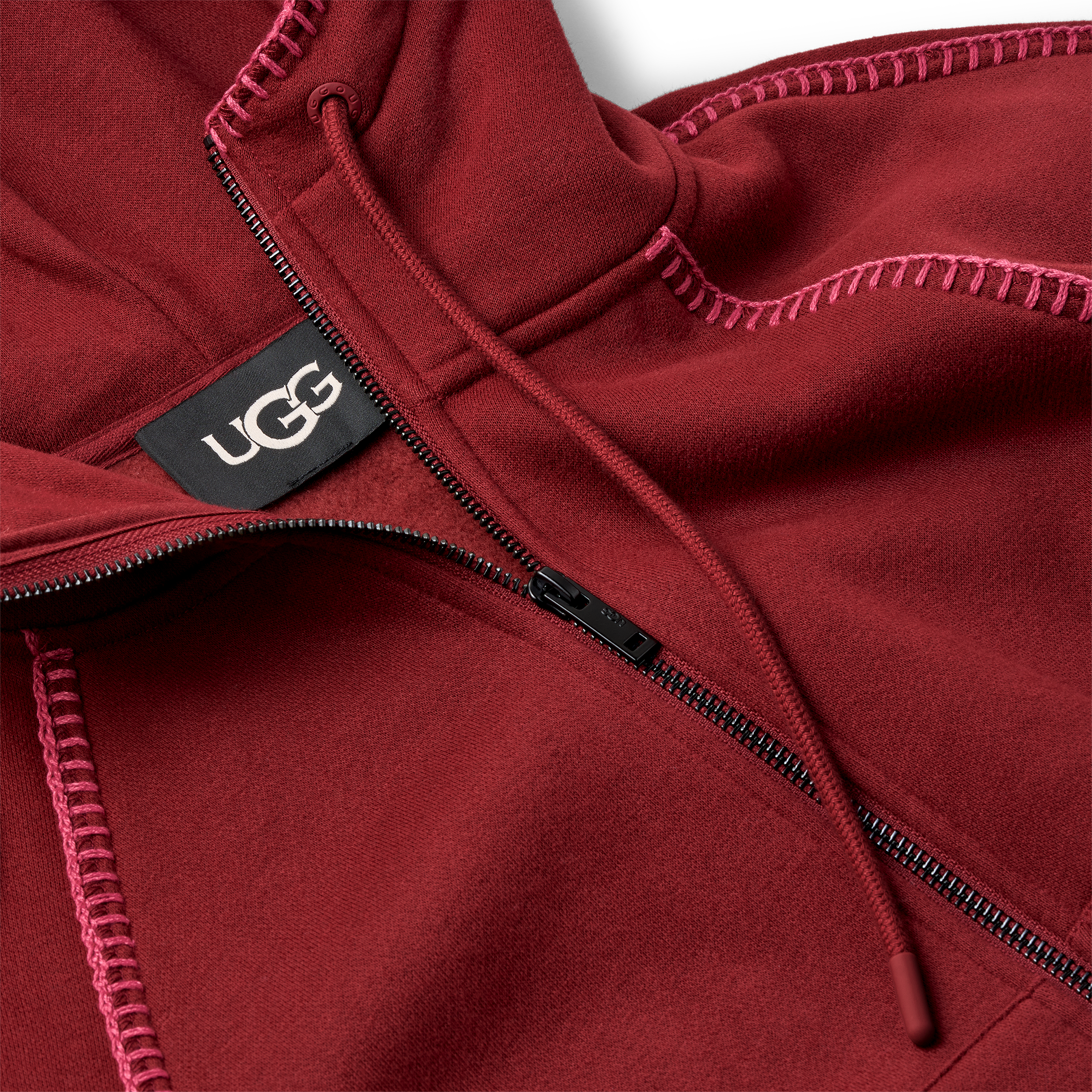 UGG Sudadera con capucha y cremallera completa Classic - Coffee Berry — photo 2