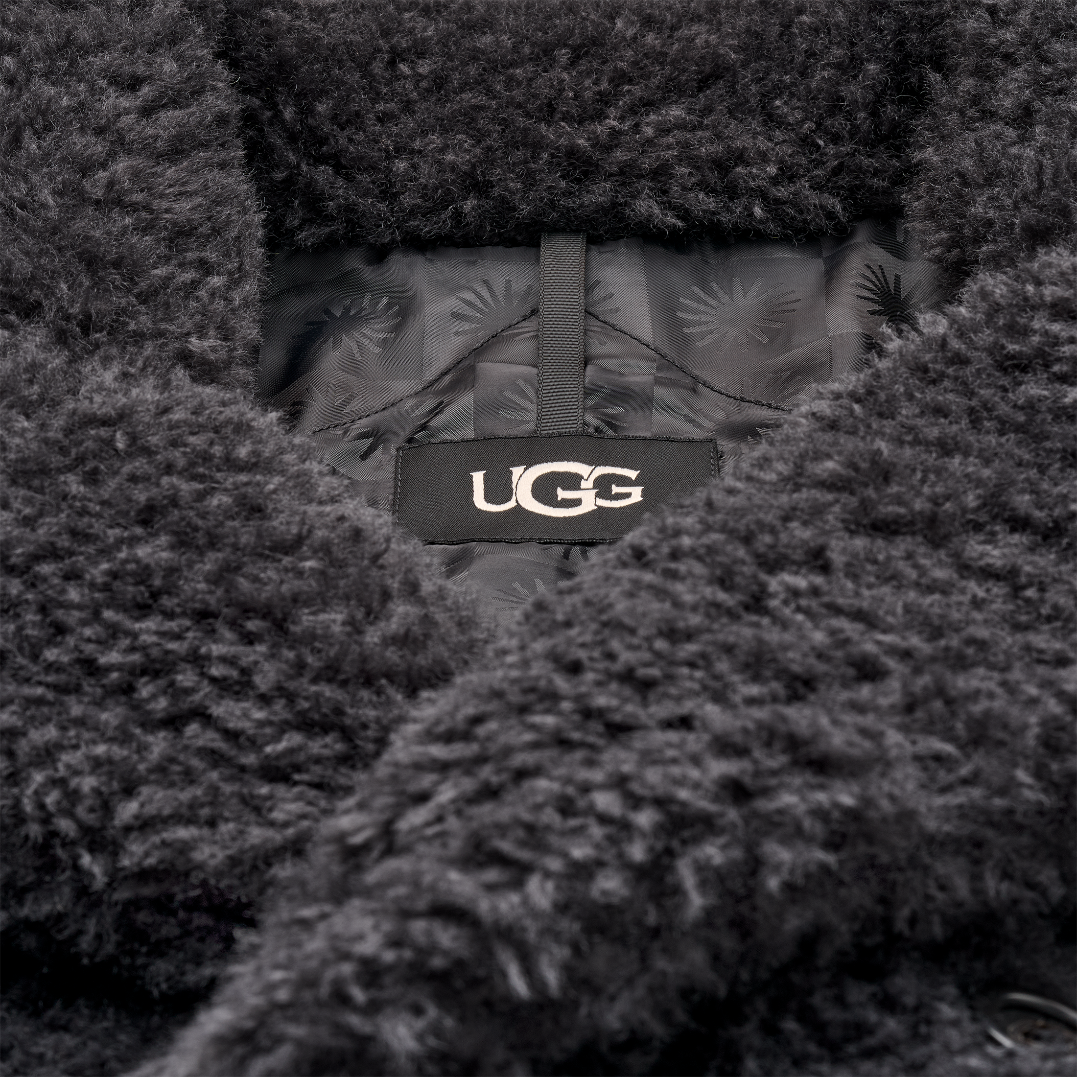UGG Gertrude Long Teddy Coat II - Ink