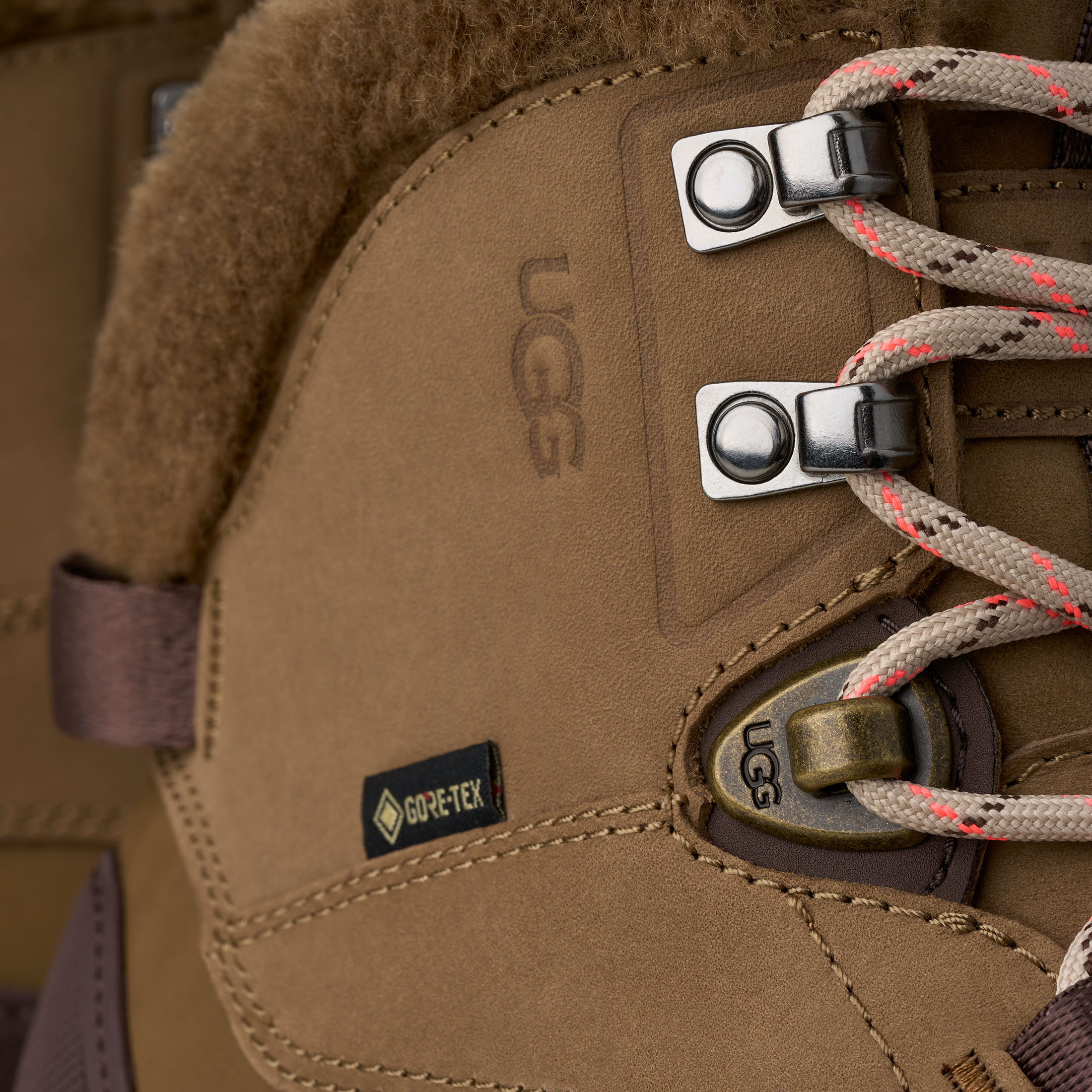 UGG Botas De Piel Adirondack Meridian Hiker Marrón — foto 4