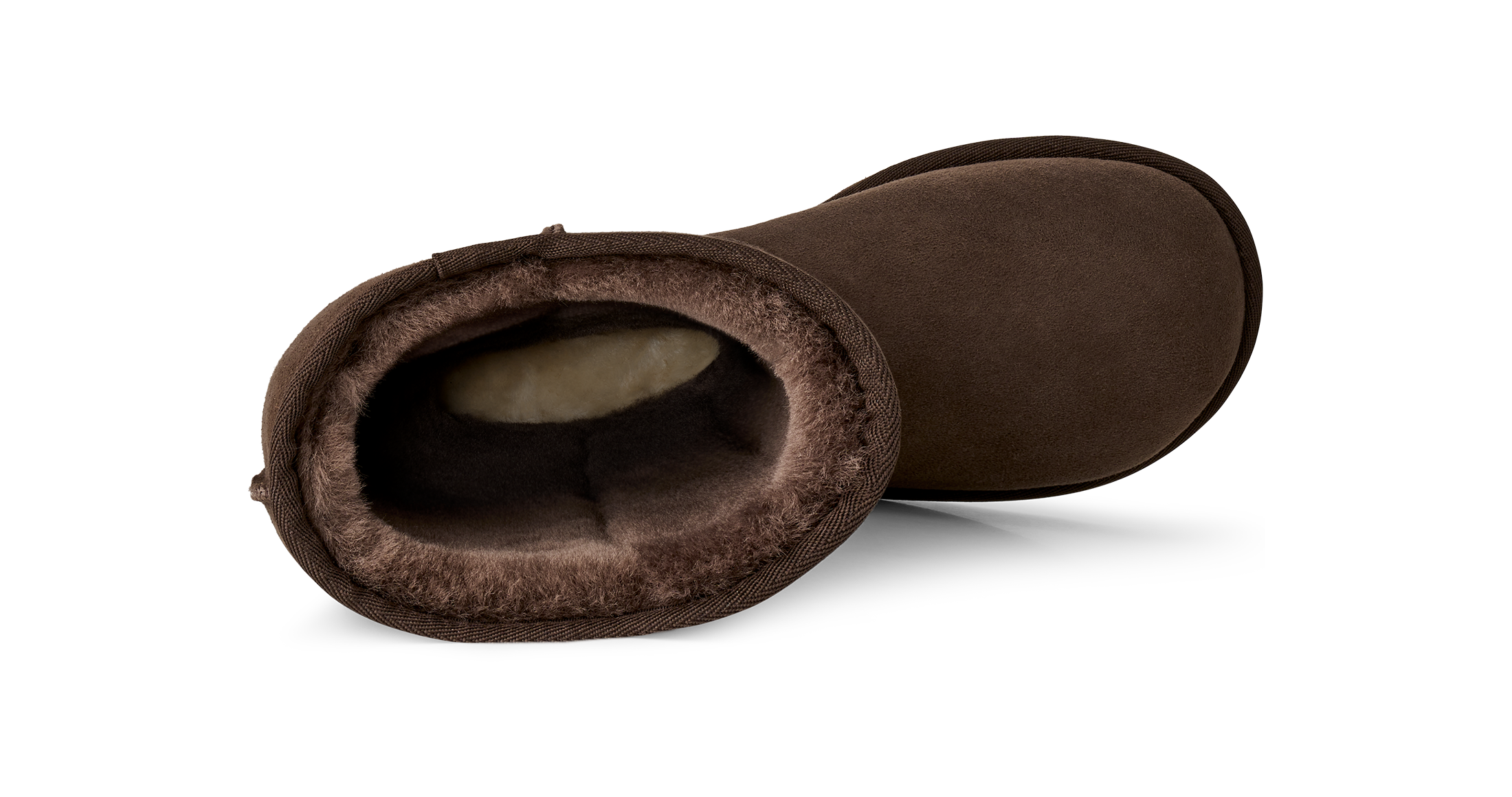 UGG Bota plana forrada pelo ultra tall de mujer Marrón chocolate — photo 3