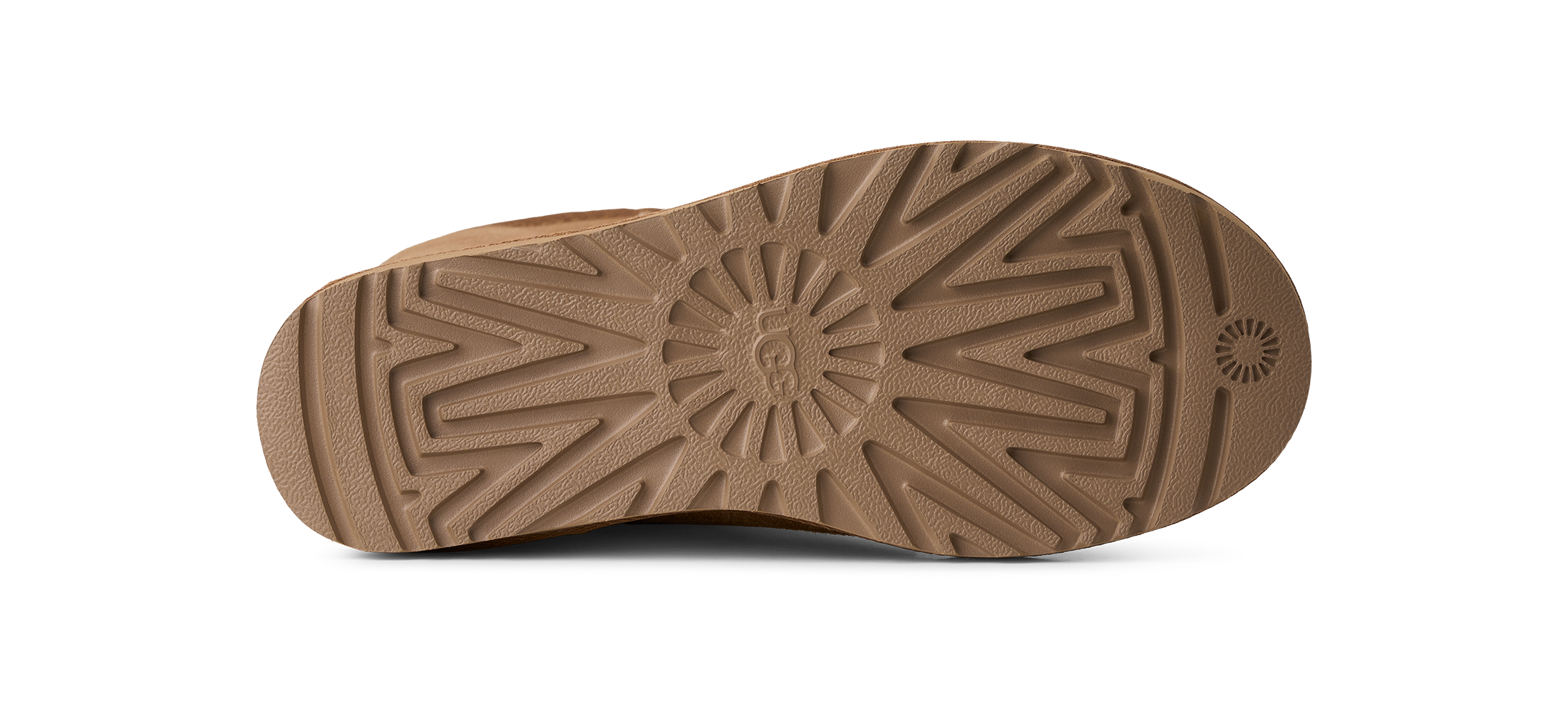 UGG Bota plana forrada pelo ultra tall de mujer Cuero — foto 2