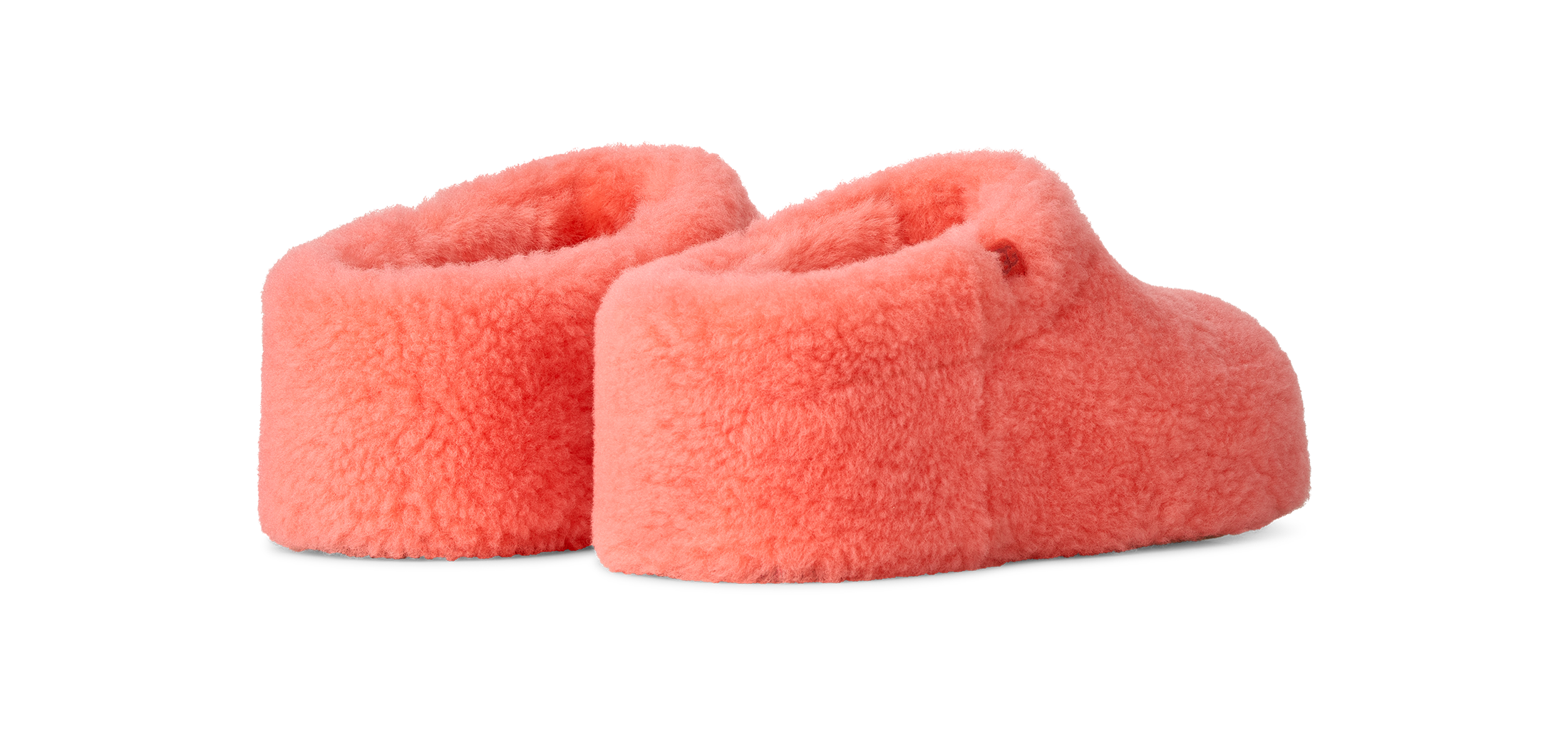 UGG Zuecos Enwrap Fluffed - Orange Gerbera — foto 4