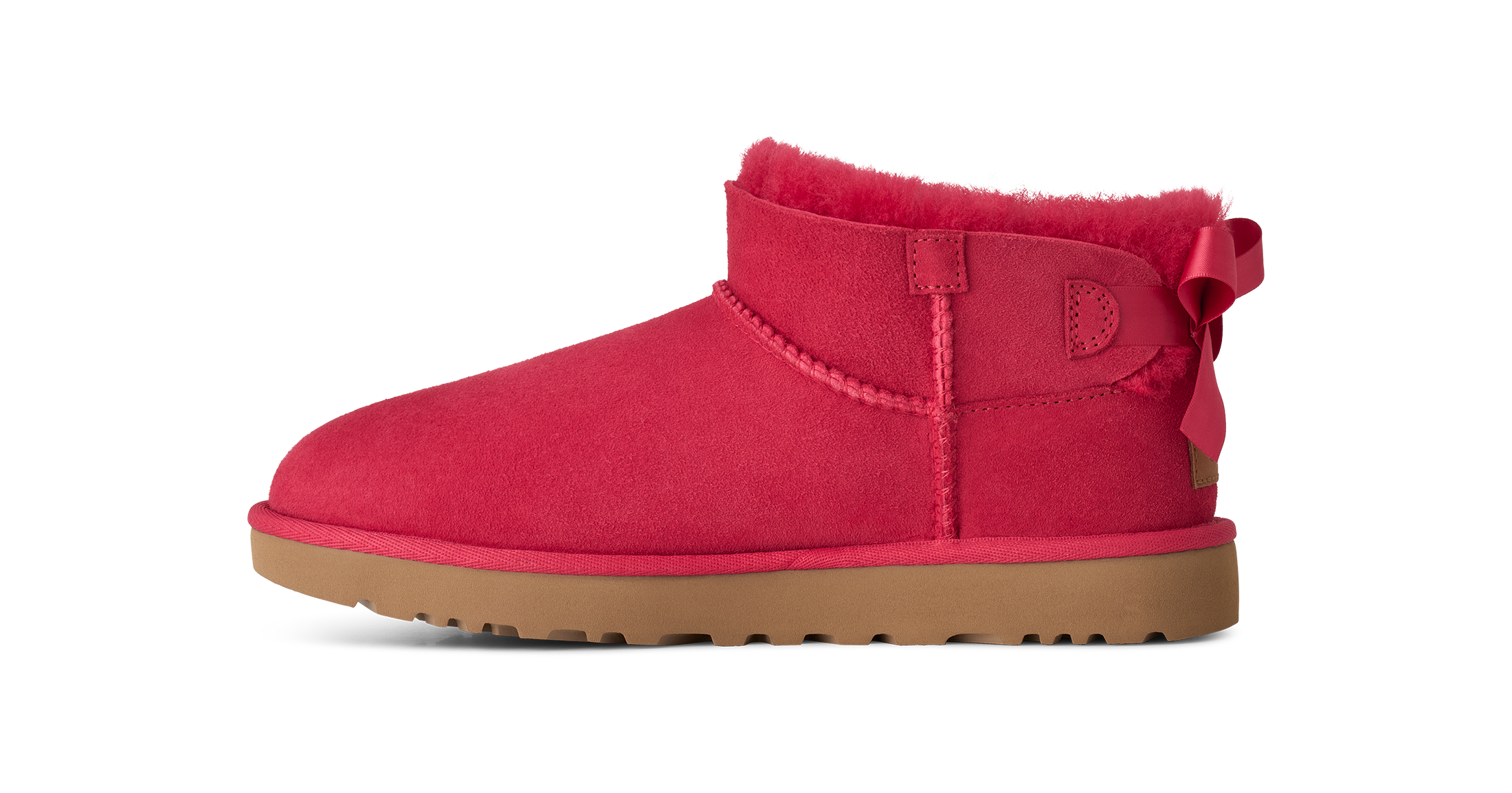 UGG Botas Ultra Mini Bailey Bow - Ribbon Red — foto 5